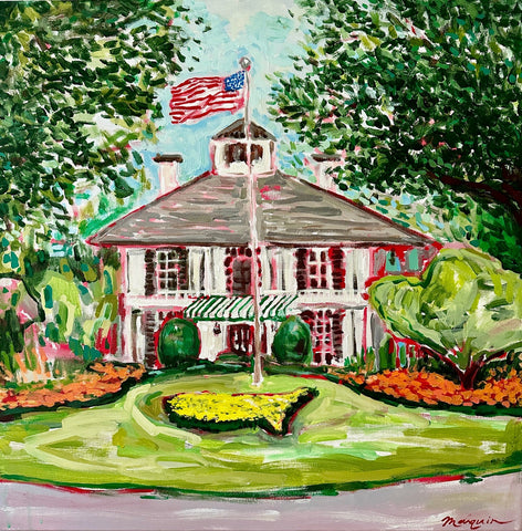 PRINT - The Augusta National Clubhouse, 2024