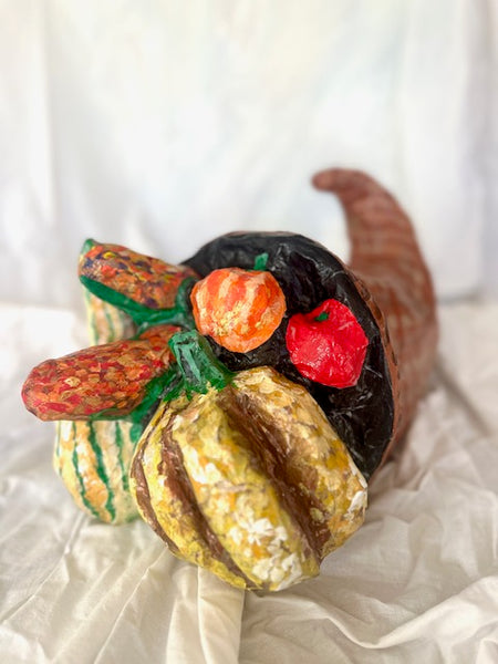 Paper Mache Cornucopia, Four