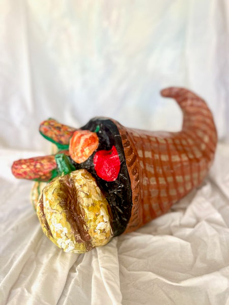Paper Mache Cornucopia, Four