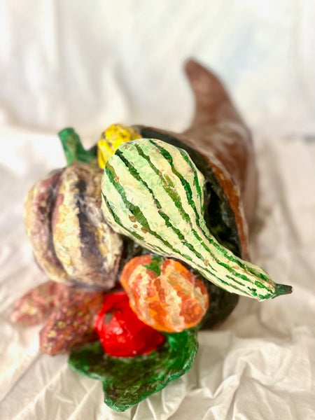 Paper Mache Cornucopia, Two